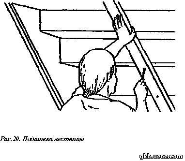 Подшивка лестницы